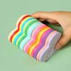 Creative Love Post-it Notes Student Heart-shaped Post-it Notes Takeaway Milk Tea Can Be Pasted With Message Stickers.
