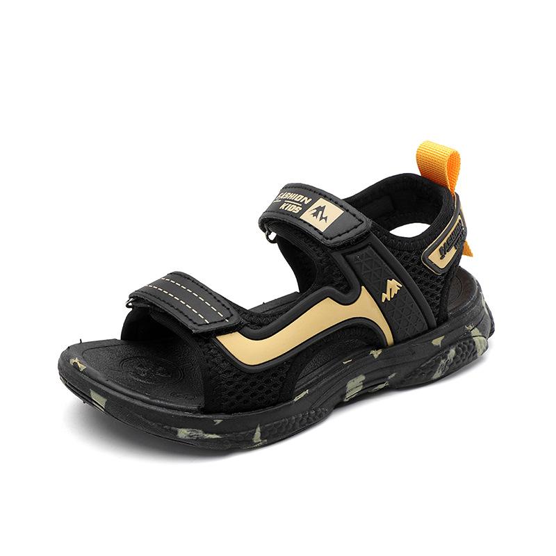 

Босоножки для мальчиков новые детские сандалии спортивные мягкая подошва средние и большие детские нескользящие повседневные пляжные туфли 40 yards inner length 25.6cm