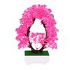 Simulated Heart Shaped Chrysanthemum Fake Flowers Plants Potted Desktop Decor