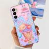 Luxuriöse Handyhülle mit Marmormuster für Samsung Galaxy A16 5G (A 16 2024) aus weichem, transparentem Silikon.