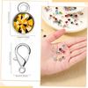 20/50/100pcs Jewelry Pendant Birthstone Earrings Flower Shining Pendant Bracelet Shining Birthstone Enamel Jewelry Earring Accessories