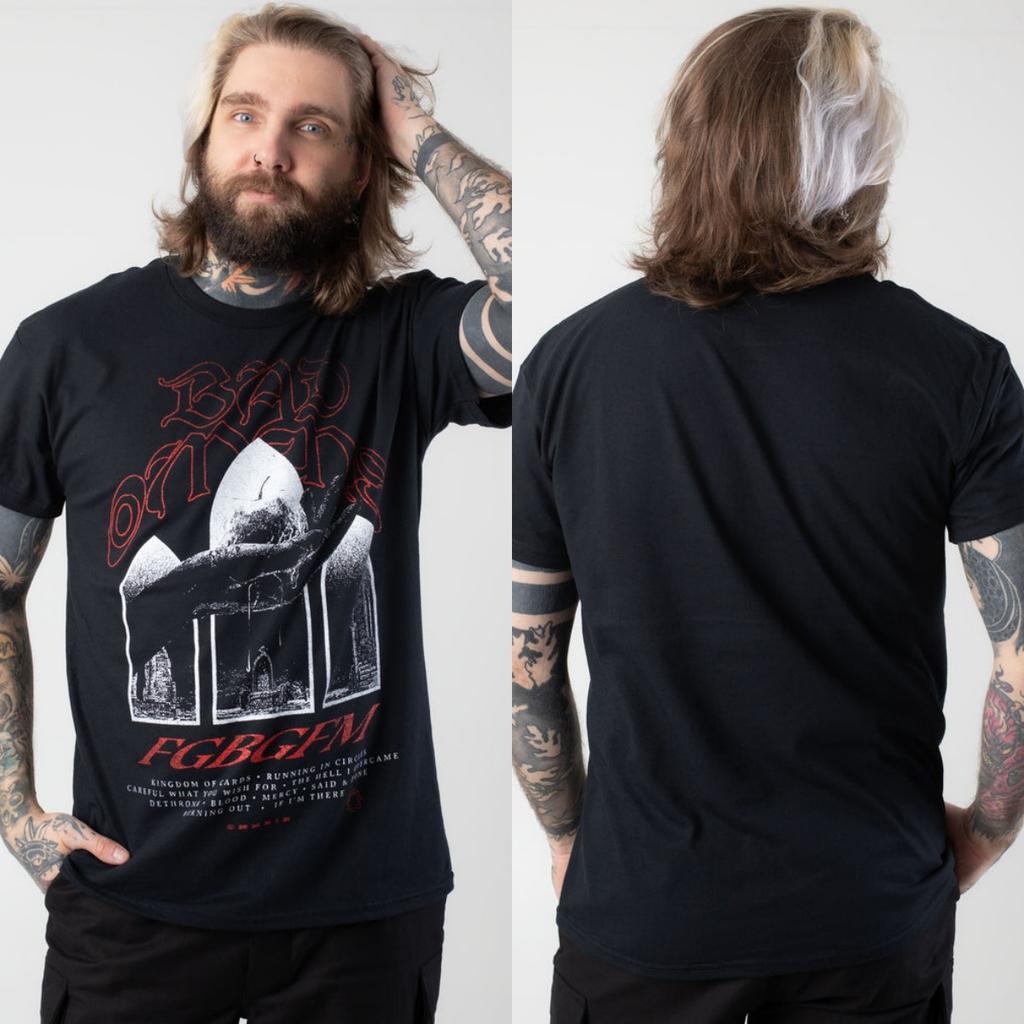 Pop Bad Omens Graphic Cotton Tshirt Unisex Summer Short Sleeve Fashion Brand Tee Luxury Casual Vintage Tees