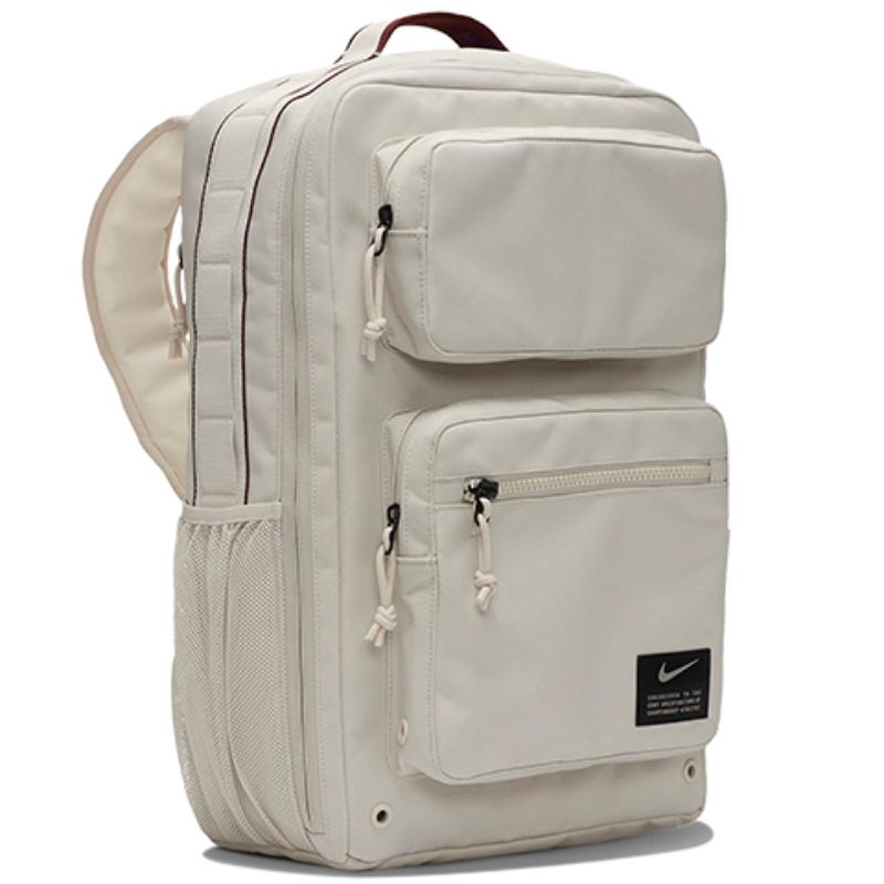 Nike Polyester Backpack Regular Unisex Light Rosewood Umber Gray Casual CK2668-104