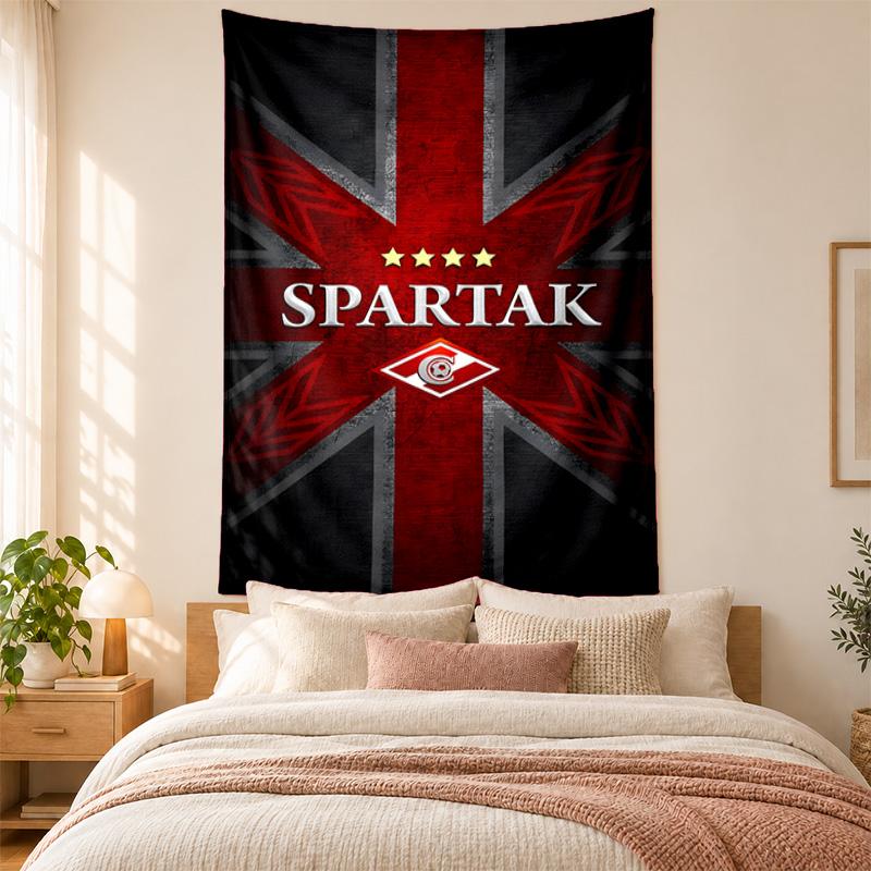 FC Spartak Moscow Tapestry highquality for decorating living room bedroom dorm walls ideal as bedroom wallart orholiday gift