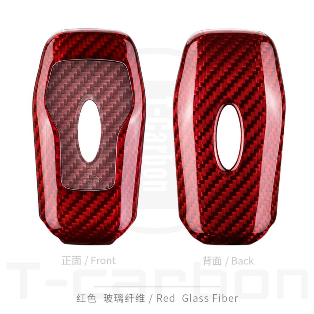 Carbon Fiber Car Key Case Shell For Ford Fusion Mondeo Mustang F-150 Explorer Edge T-Carbon Key Cover Protect Key