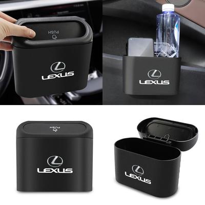 Papelera Portátil para Coche Caja de Almacenamiento con Colgador Para F SPORT IS250 IS200 CT200h GS300 LS430 RX450h LX570 IS300 ES30