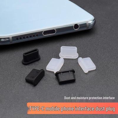 Měkká silikonová prachová záslepka USB-C pro nabíjecí porty