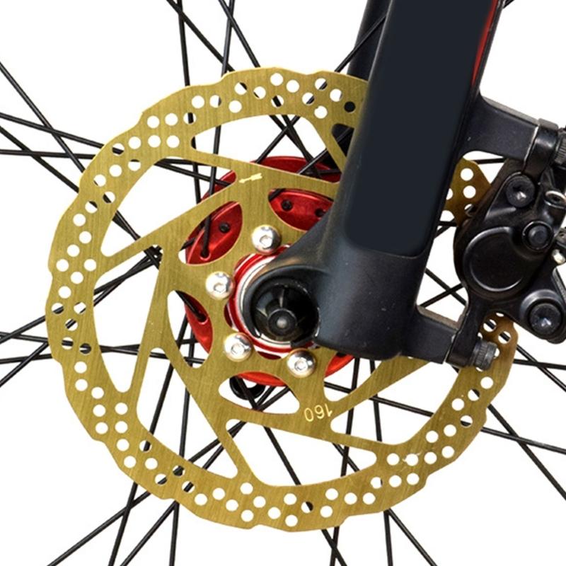 Rotore Freno a Disco in Acciaio Inossidabile da 160mm/180mm con Viti Rotore Freno a Disco per Biciclette per Bici da Strada, Mountain Bike