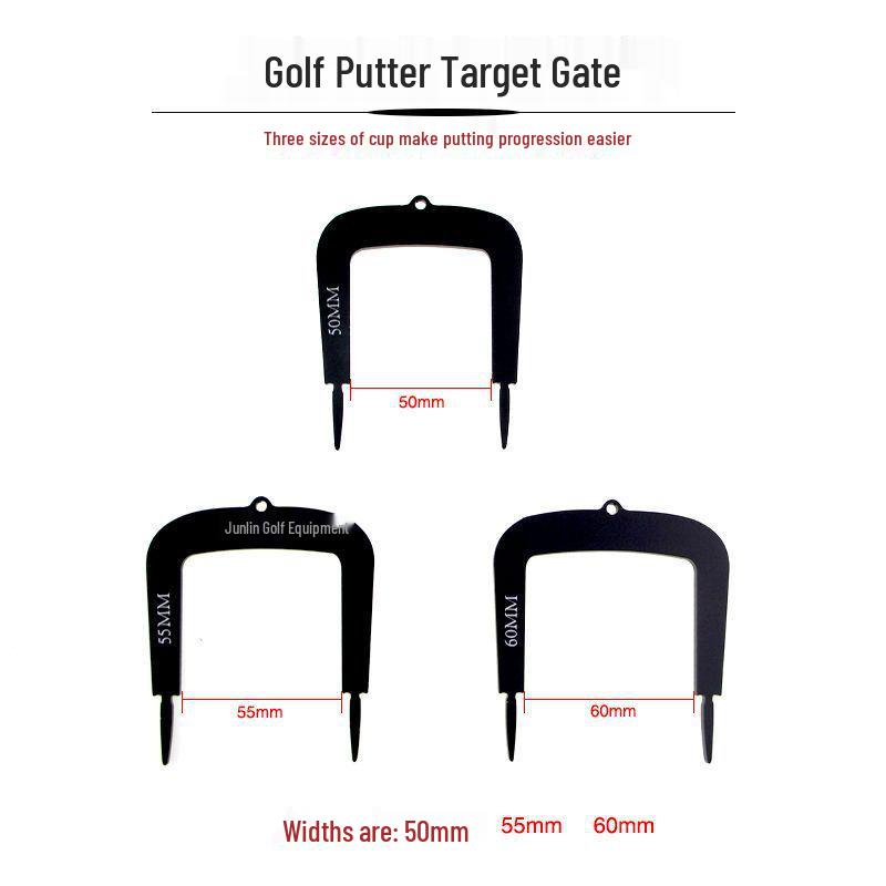 Aluminum Alloy Golf Putter Target Gate for Indoor/Outdoor Practice - Beginner To Advanced, Available In 3 Sizes