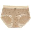 Ladies Summer New Romantic Lace Lace Full Print Floral 10A Bacteriostatic Extended File Middle Waist Triangle Briefs