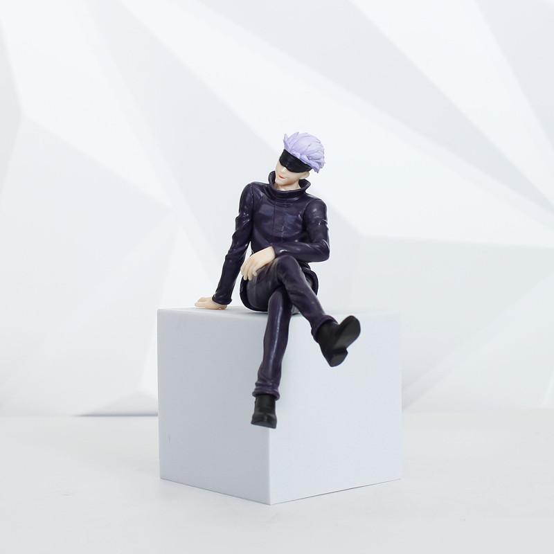 13cm Japanese Anime Jujutsu Kaisen Figure Gojo Satoru Action Figure PVC Model Toys Collectible Statue Noodle Stopper Kids Gift
