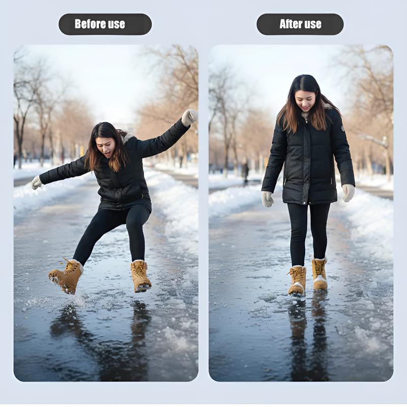 1/3/5 Çift Dış Mekan Kar Yürüyüşü Kramponları Dağcılık Kramponları 5 Dişli Kramponlar Buz Tutucular Çekiş Kar Tutucular Kaymaz