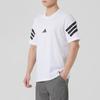 Adidas Soft Comfortable Breathable Striped Short Sleeve T-Shirt Men Tops White JD4880