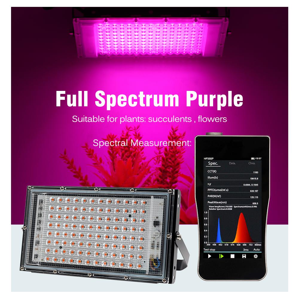 Full Spectrum LED Grow Light with Stand AC220V Phyto Lamp with On/Off Switch for Greenhouse Hydroponic Plant Growth Lighting