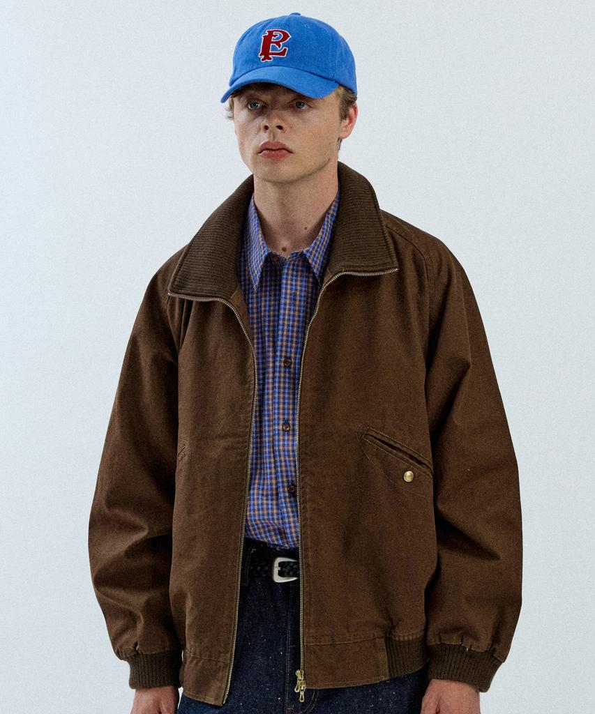Pealp Washed Cotton Tanker Jacket 13(Brown)