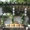 Rotating 3D Reflective Garden Ornaments Stainless Bird Scarer Outdoor Decorative Spinner Corrosion Resistant For Patios