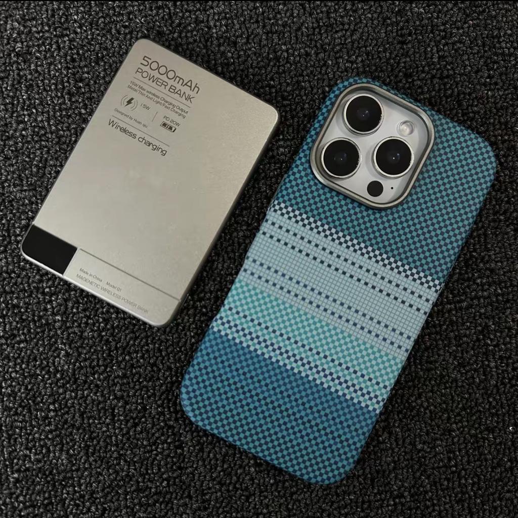 Sunset Moonrise for iPhone17PROMAX Kevlar magnetic mobile phone case Apple 16 all-inclusive hard and anti-drop