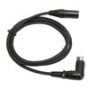 XLR Male To Female Microphone Cable 3 Pin Straight Male To Right Angle Female Plug XLR Microphone