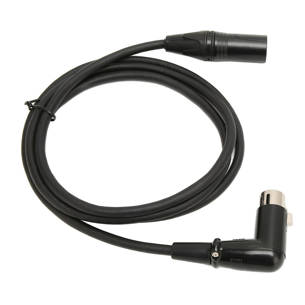 XLR Male To Female Microphone Cable 3 Pin Straight Male To Right Angle Female Plug XLR Microphone