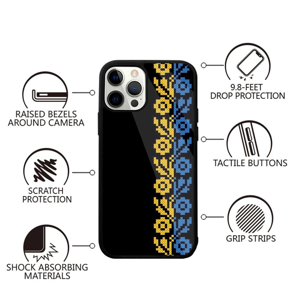 G-Ukraine Ornament pattern Phone Case For iPhone 16,15,14,13,12,11,Plus,Pro,Max,Mini Magsafe Magnetic Wireless Charging