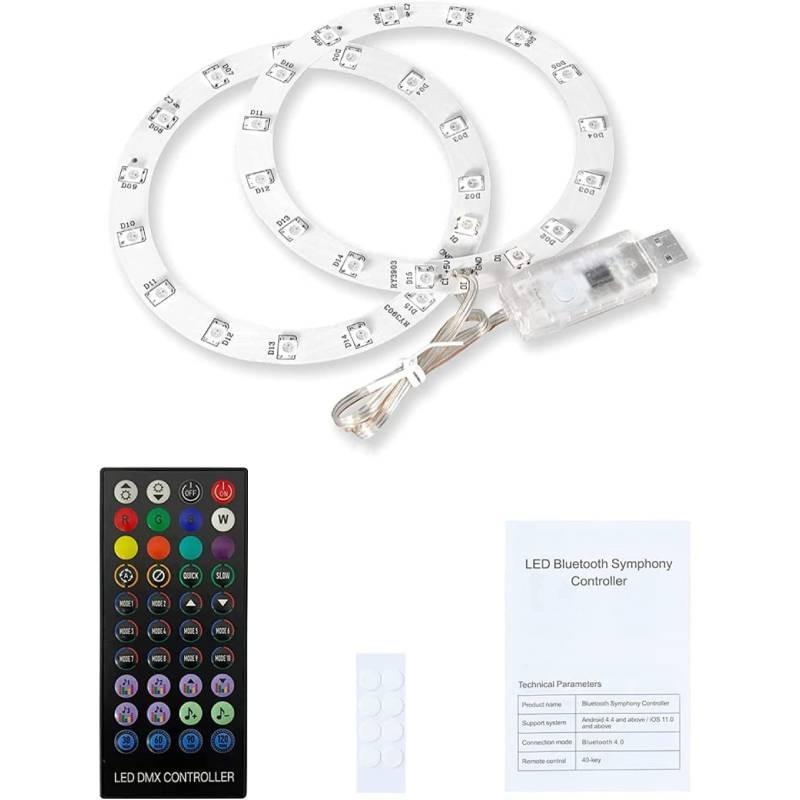 

Ps5 Colorful Led Light Strip With Usb Connection For Enhanced Gaming Experience And Sound Pickup Features