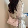 New Casual Minimalist Soft Leather Crossbody Bag Large Capacity Commute Shoulder Underarm Bag Fashion Versatile Phone Bag