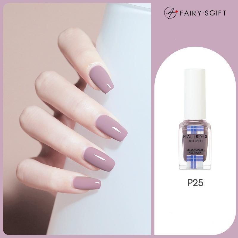 Nail Polish No Baking Long-lasting Non-peeling Quick-drying Nude Color Sequins Nail Polish