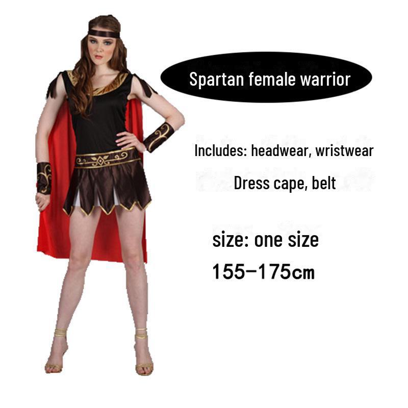 Adult and Children's Roman Gladiator & Spartan Warrior Costumes for Halloween Party