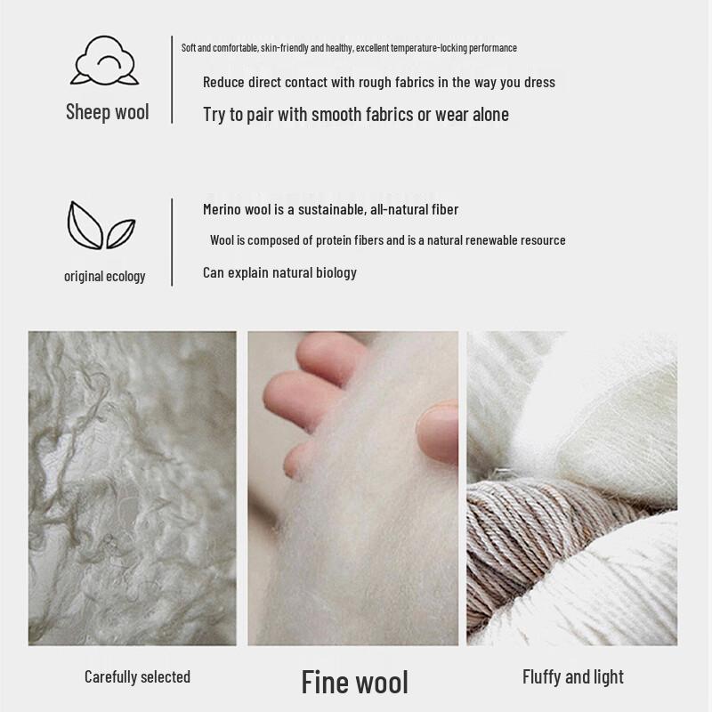 Cai Zi Men's 100% Wool Pullover Sweater