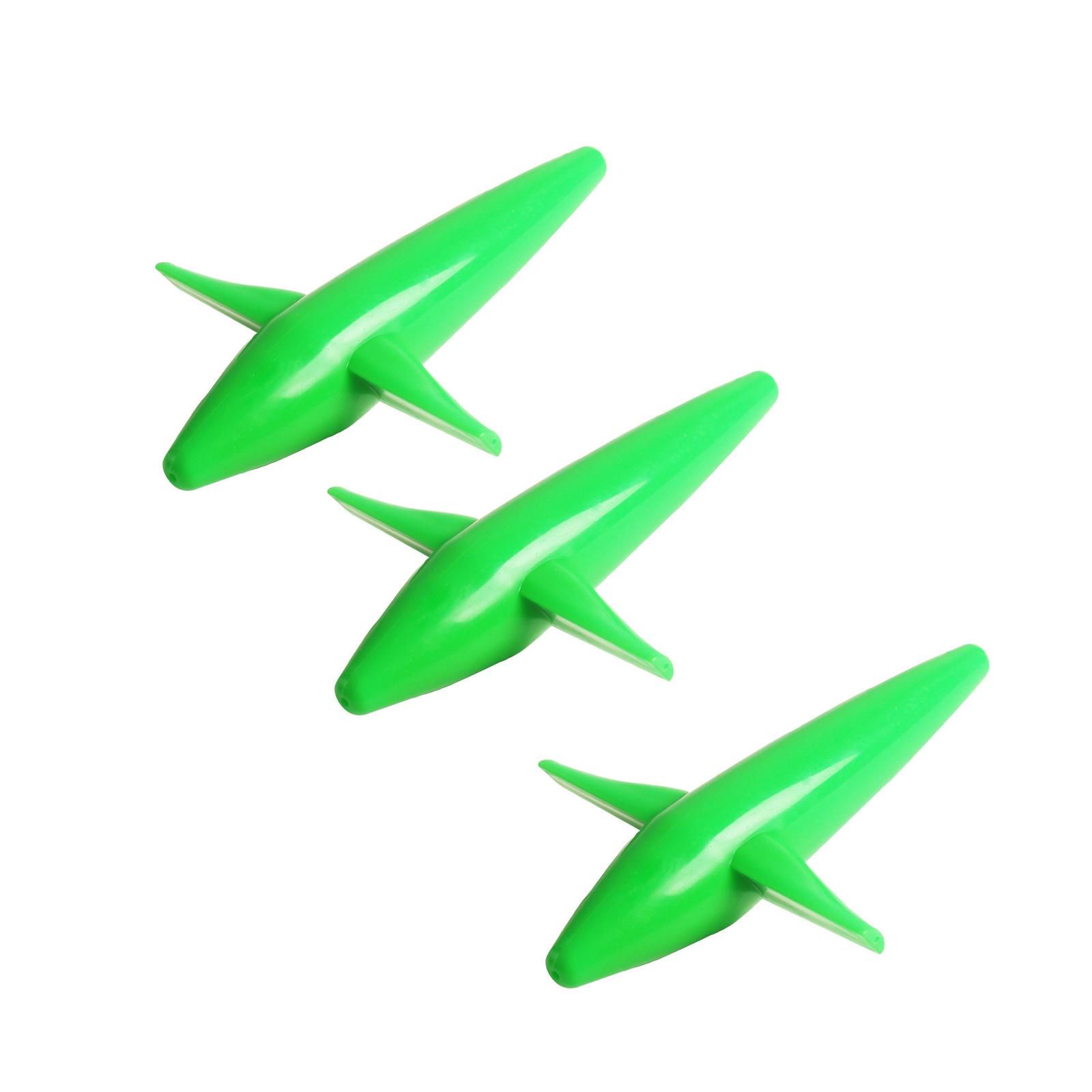 

3 шт. Trolling Bird Teaser 5 дюймов 1,34 унции приманки Tuna Marlin Mahi приманки для морской рыбалки Trolling Приманки для рыбалки Аксессуары зелёный