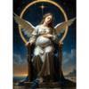Nordic Religious Art Benevolent Portrait Of The Virgin Mary Archangel Canvas Painting Living Room Modern Aesthetics Home Decor