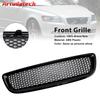 Artudatech Gloss Black Front Bumper Honeycomb Grille Grill Fit Volvo S40 V50 2008-2012