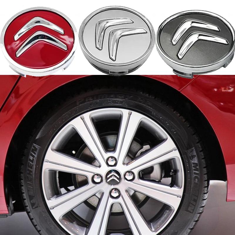 ZCAXR1 60mm Car Wheel Center Hub Cover Caps for Citroen Picasso C2 C3 Berling DS4 DS6 DS3 Xsara Cactus Saxo C4 C5 C1 Elysee Styling