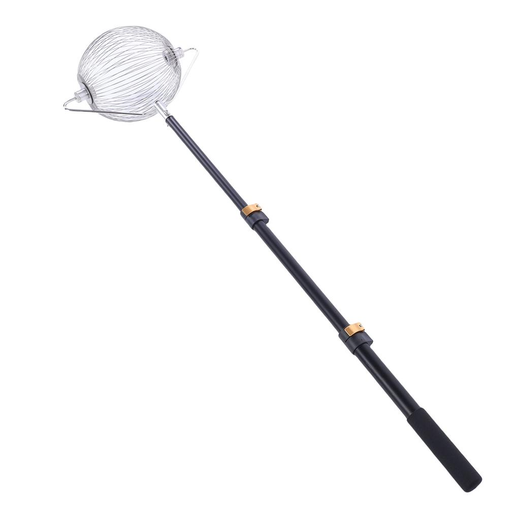   Nut Collector S Size Multi Purpose   Rolling Picker with Telescopic Aluminium Alloy Pole for Tennis  S Chestnuts