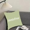 Fashion LInnisfrees Cushion Cover Elegant Comfort Pillowcase Sofa Bed Doublesided Printed Invisible Zipper Home Decor