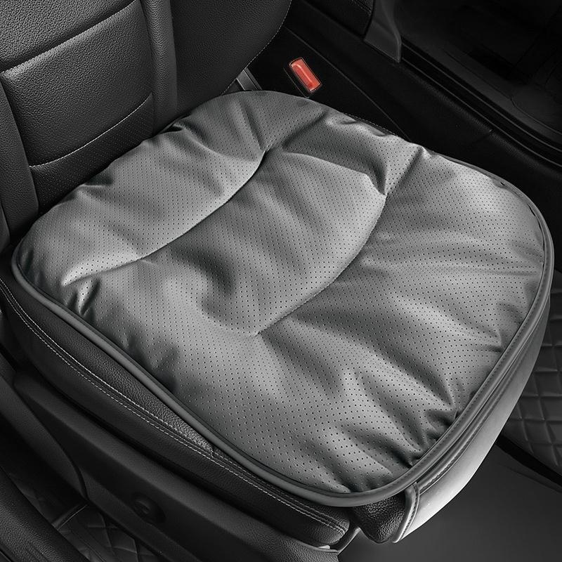 Premium Car seat cushion Luxury PU Leather Perforated Design Cloud Soft Sofa Comfort Sweat Absorbent Breathable Easy to install