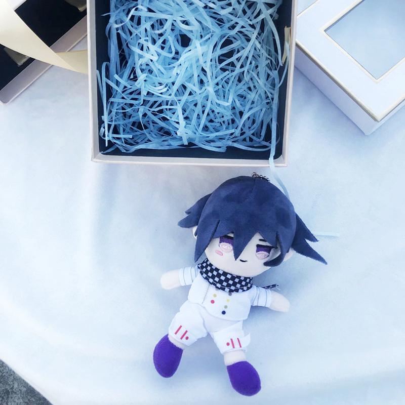 Kokichi Oma Plushies Anime Danganronpa Character Plush Toy Stuffed Pendant Doll Backpack Keychain Kids Birthday Christmas Gift