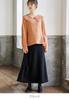 Maternity Extra Brushed Shaggy Pregnancy Can be used for a long time after Black [ANGELIEBE] Skirt, Warm, Lining, Lining, Warm, Flare, Prenatal,