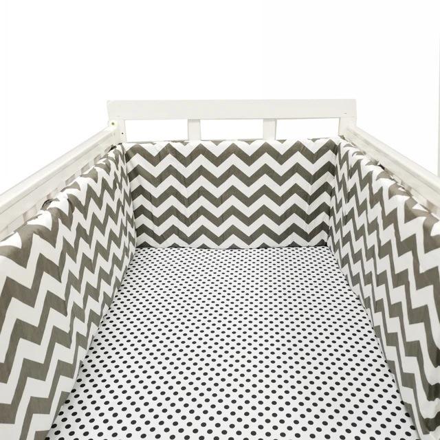 Cross-Border All-Cotton Baby Bed Surround: Removable, Washable, Anti-Collision, Anti-Pinch Guardrail