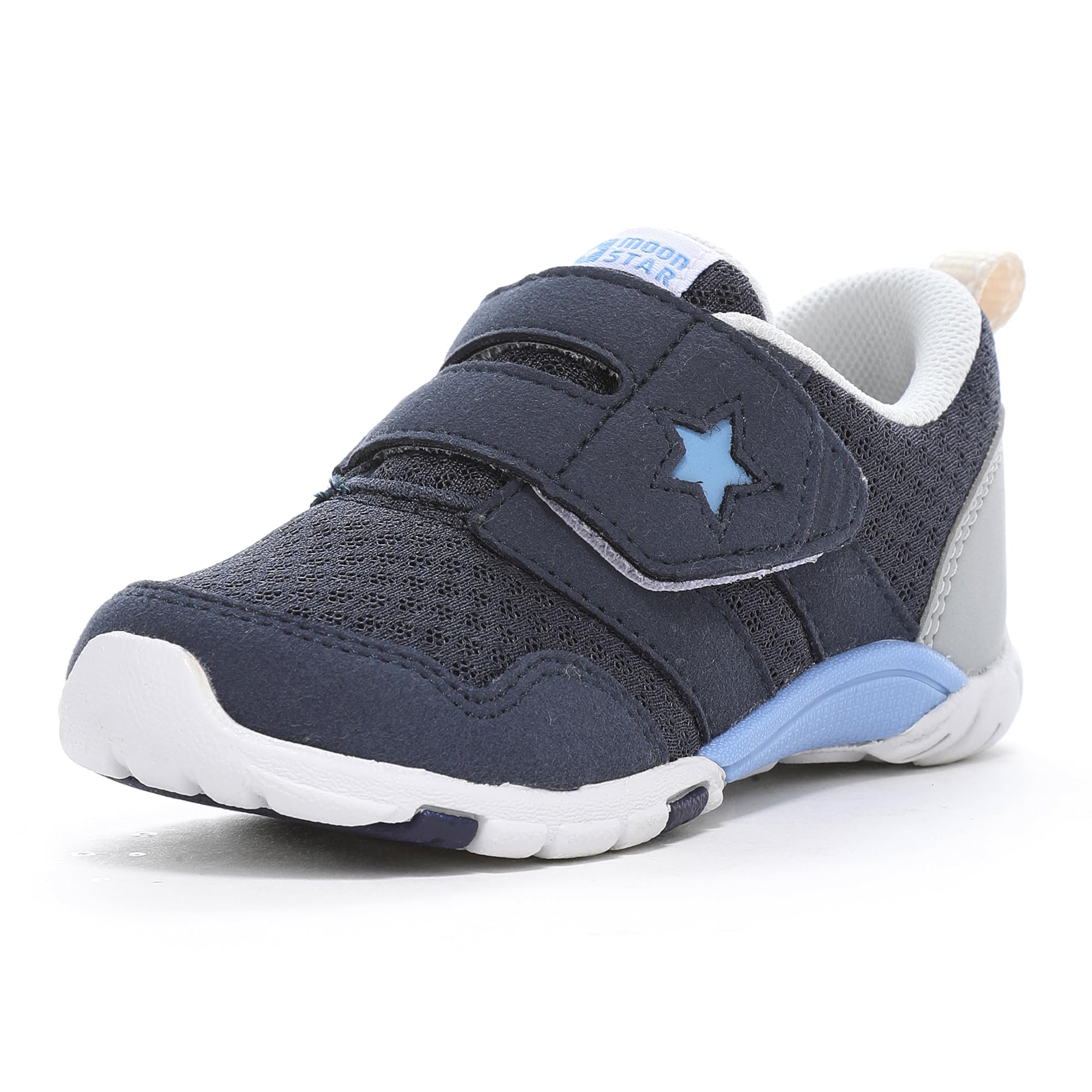 

sneakers MS C2258 Kids Indigo cm 2E [Moonstar] Water-repellent 17.0
