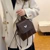 Pu Fashion Backpack For Women Large Capacity Casual Street Style With Durable Wear Resistant Material