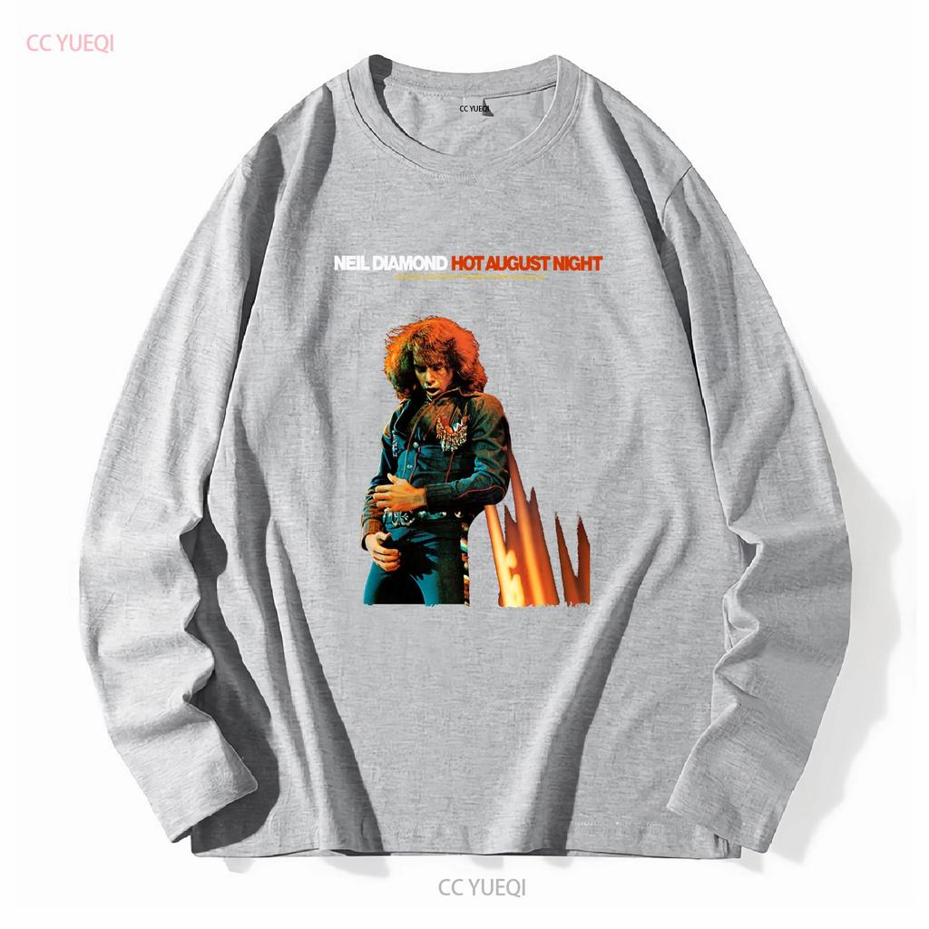 Hot August by Night Neil Diamond T Shirt Crunchy Granola Suite Cracklin' Rosie Long or Short Sleeves Vintage Washed Slightly