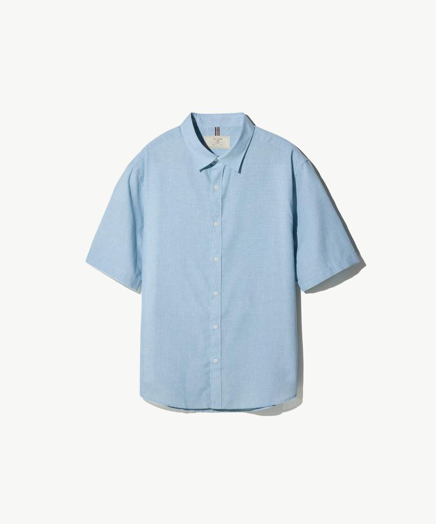 Stico Diems Small Check Linen Blend Short Sleeve Shirt_Mint (Easy Fit)_Ddsxb03Ecm