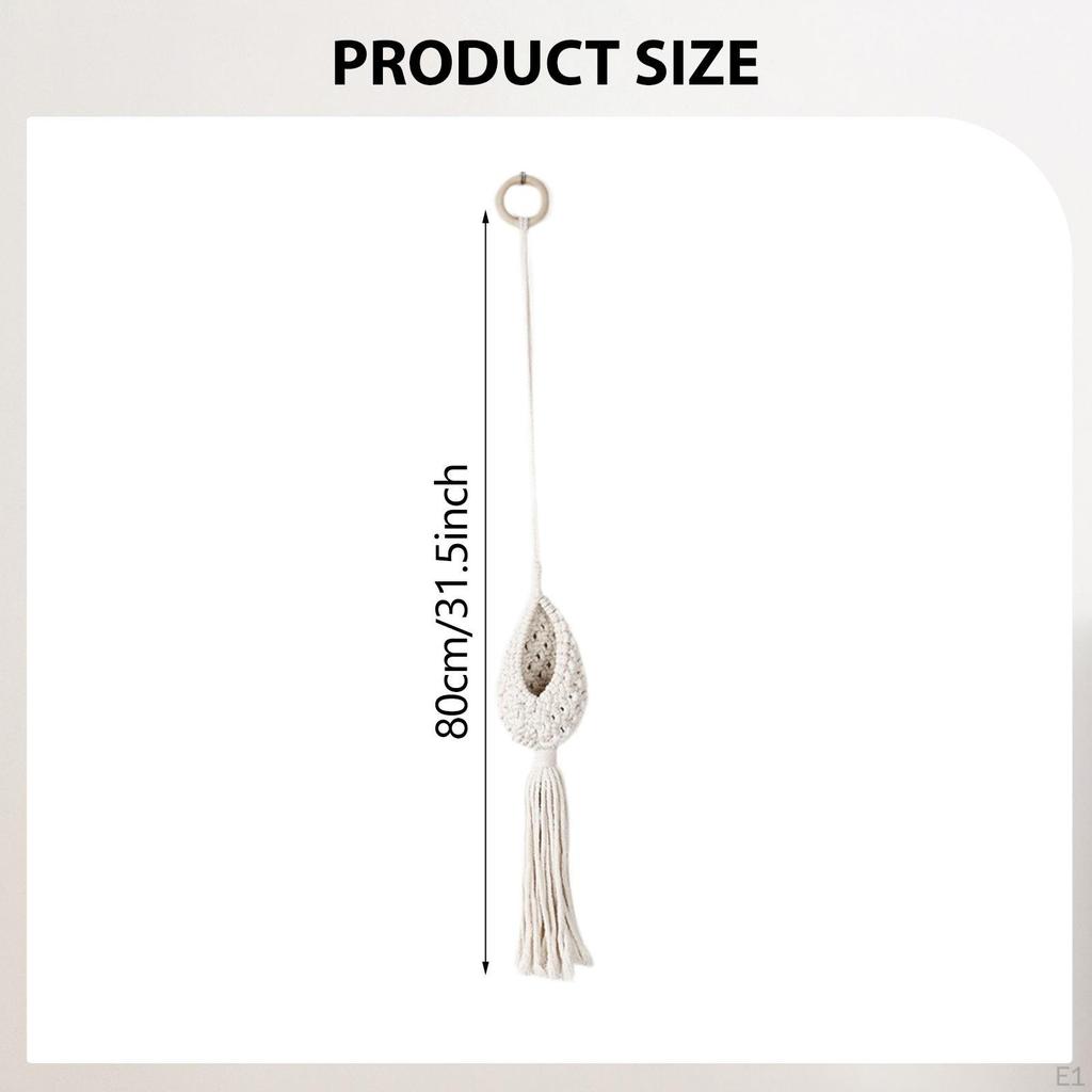 Decorative Macrame Pot Hanger, Indoor Hanging Planter Basket