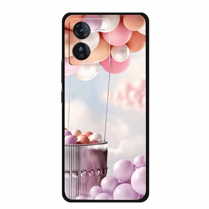 

For Vivo iQOO Z9x Case Black TPU Bumper Silicone Soft Back Cover For Vivo iQOO Z9 Z9x Phone Cases Z9 Z 9 x For Vivo Y37 Pro Case Vivo iQOO Z9