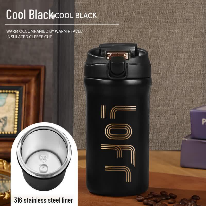 

Двухстенная термобутылка для кофе и воды Shuangqi из нержавеющей стали 316