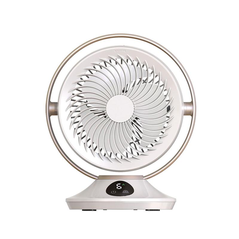ABGR-3000Mah Rechargeable Desk Fan,Portable Table Air Circulator Fan For Whole Room- 6 Speeds,360° Tilt Easy Install Easy To Use