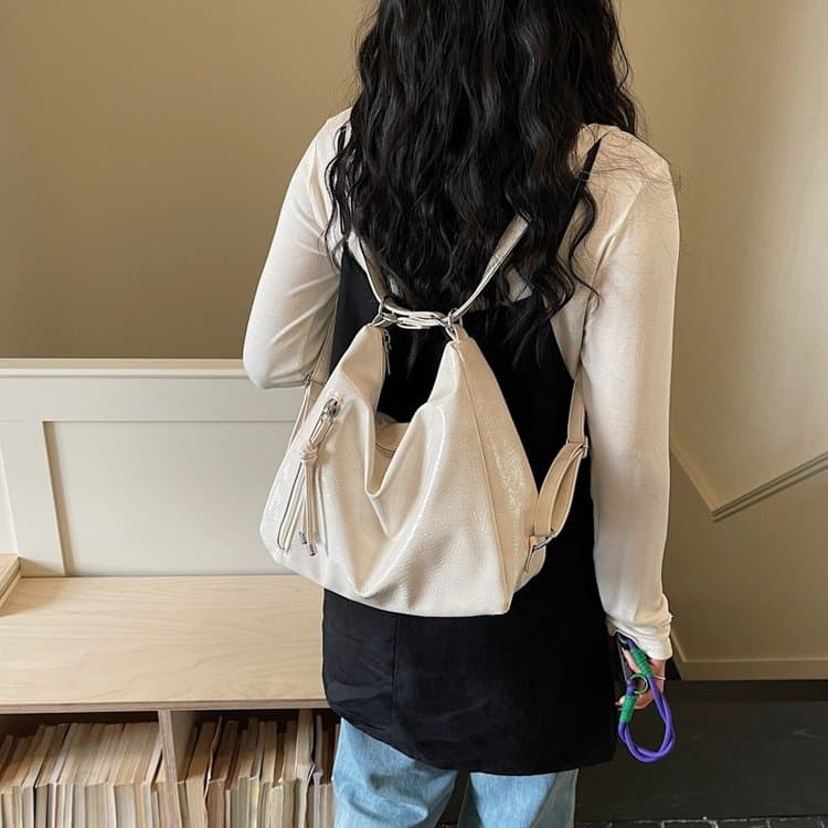Borsa a tote di grande capacità da donna a spalla/messenger
