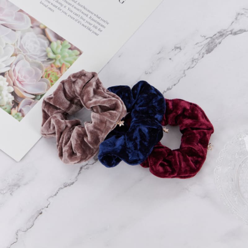 Maia Crystal Velvet Crunch Set of 6