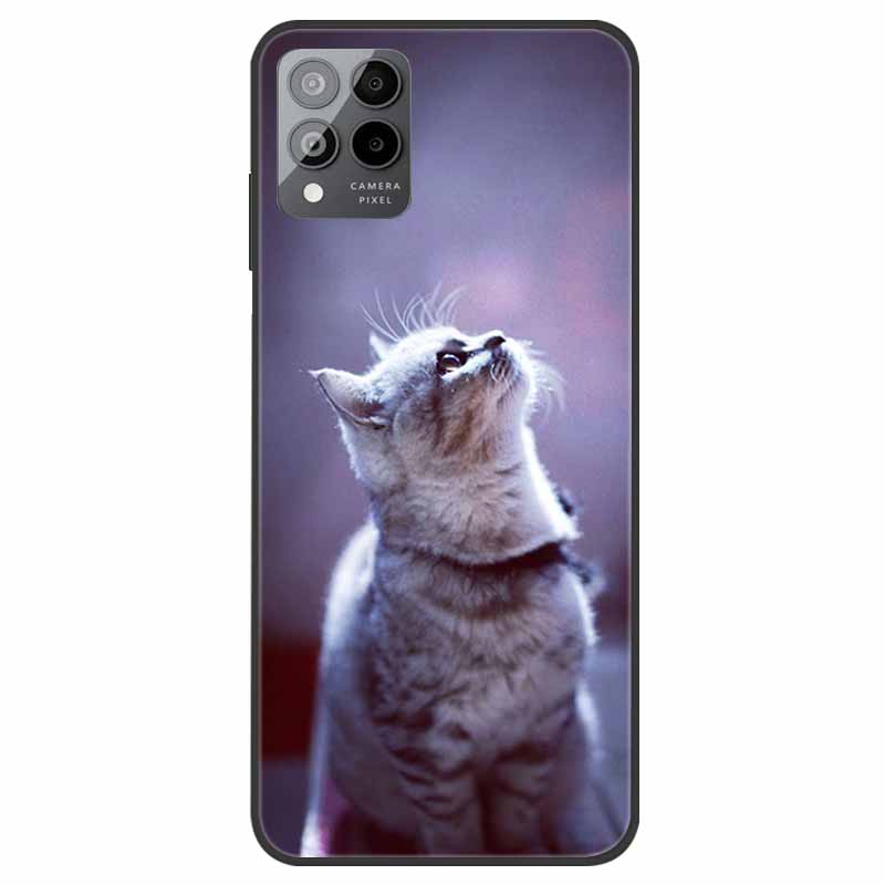 Case For T-Mobile REVVL 6 5G Animals Soft Silicone TPU Phone Back Cover for T-Mobile Revvl 6 Pro 5G Coque Protective Wolf Cat